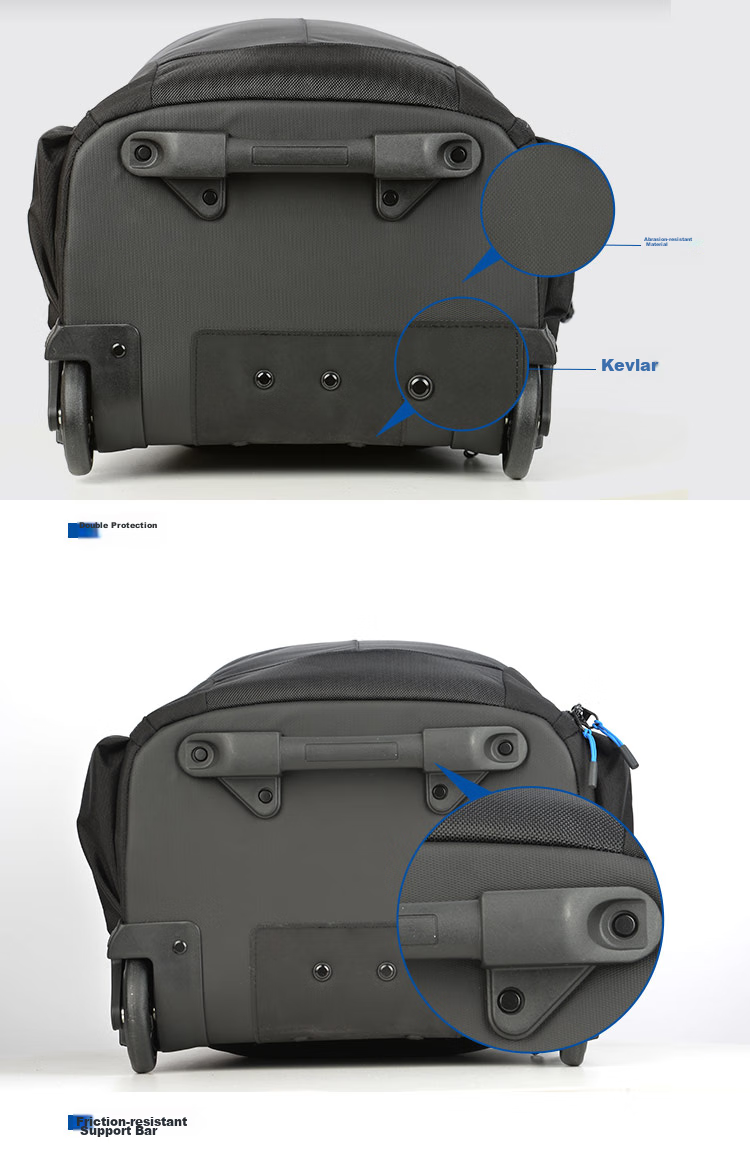 Benro Hiking Backpack 2000 Photography Trolley Bag with Wheels, Professional Outdoor Lightweight Large Capacity DSLR Camera Bag with Rain Cover 10