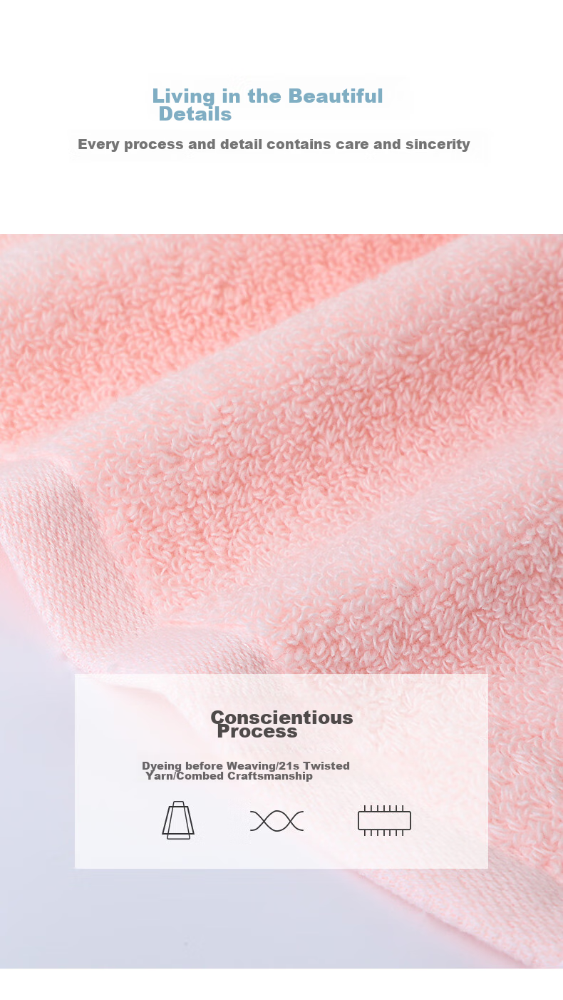 Grace 7A Grade Children's Pure Cotton Antibacterial Square Towel, 3-Pack, Baby Pure Cotton Drool Bib, Face Towel, 34*34cm 17
