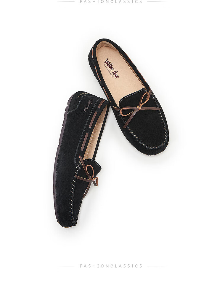 Walker Shop Aokasuo Casual Shoes for Women, Single Shoes, Soft-Soled Loafers for Office, Slip-On Flat Loafers for Women C131016 18