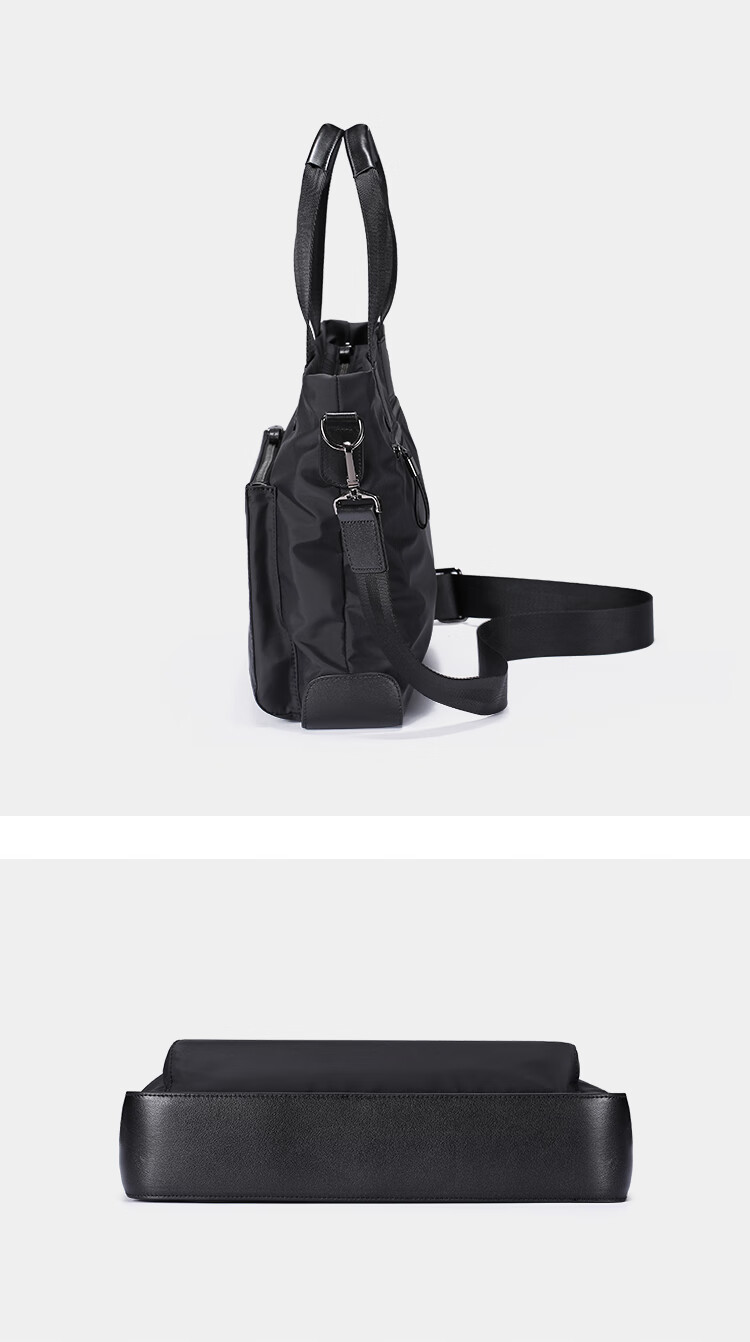 Pabojoe Men's Handbag, Business Briefcase, Large Capacity Laptop Bag, Document Bag, Shoulder Crossbody Bag 14