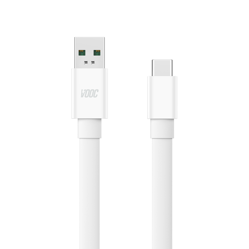 OPPO Original USB-A to Type-C Fast Charging Data Cable, 2-Meter Charging Cord, Supports 65W Max, Suitable for Reno7/A93/K9 OnePlus Phones