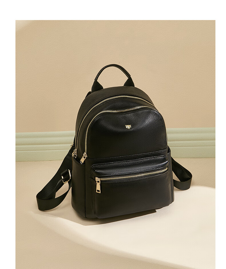 FOXER Leather Women's Backpack Large Capacity School Bag Sports Travel Bag Luxury Girlfriend Birthday Gift 5
