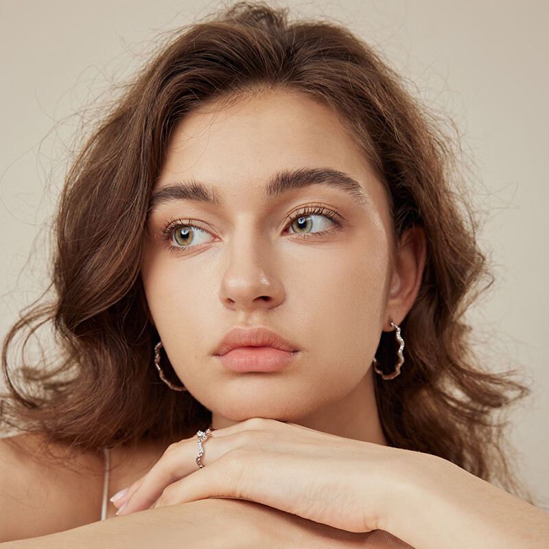 Arsis Flowing Light Series Lianjing Wave Earrings for Women, Fashion Jewelry, 925 Silver Studs, Birthday Gift for Girlfriend