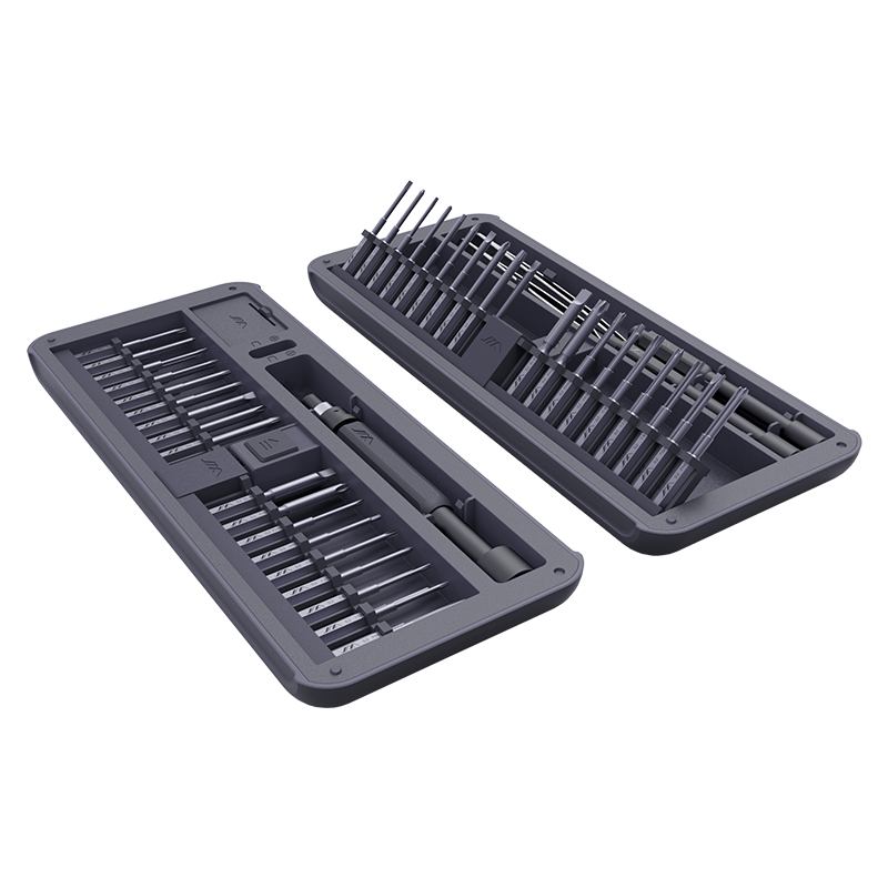 Jimijiaju 80-In Precision Screwdriver Set, Multi-Functional Household Repair Tool, Extendable Handle JM-GNT80