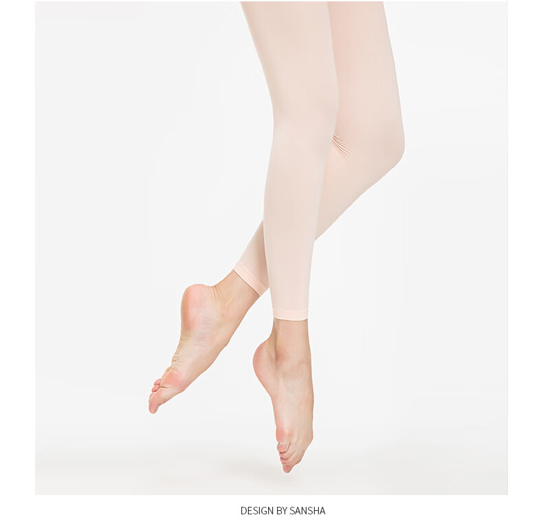 Sansha Ballet Dance Tights, Women's Footed Stockings, 9/10 Inch Thigh-High Socks for Dance Performances, T87 Pink 5