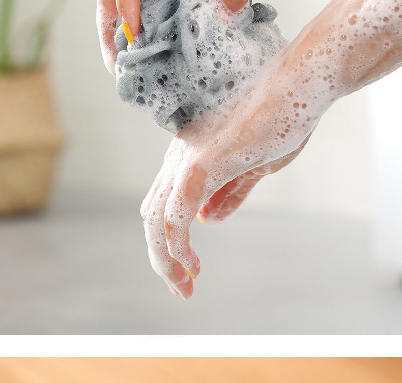 CHAHUA PE Material Bath Sponge, Exfoliating And Scrubbing, 1 Piece, Back Scrubber, Bathing Essential, Must-Have for Showering 13