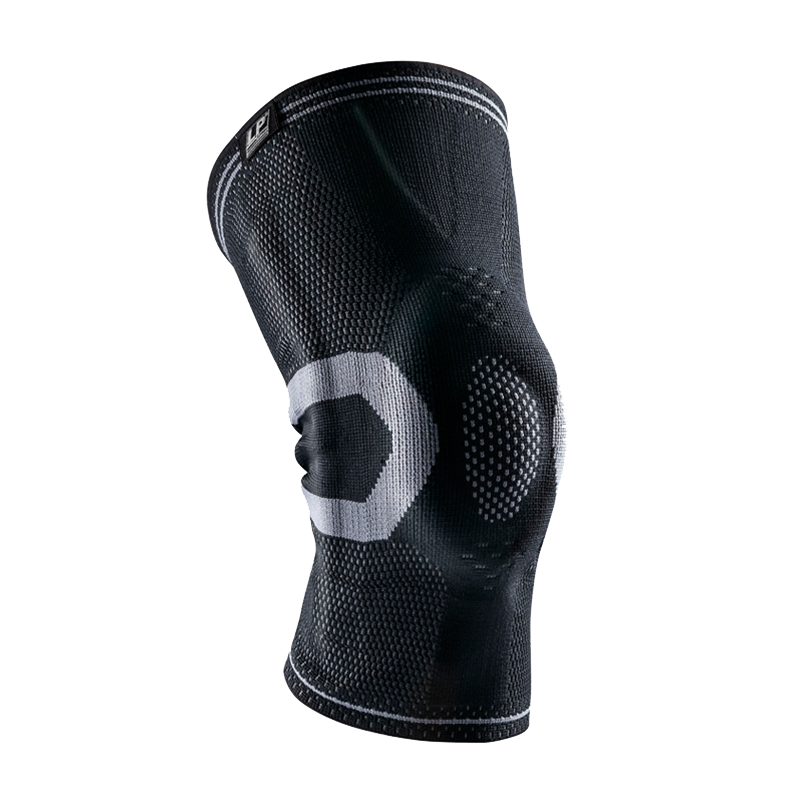 LP Sports Knee Brace with Double Spring Support for Basketball, Running, Outdoor Protection Equipment 170xt Black Precision XL