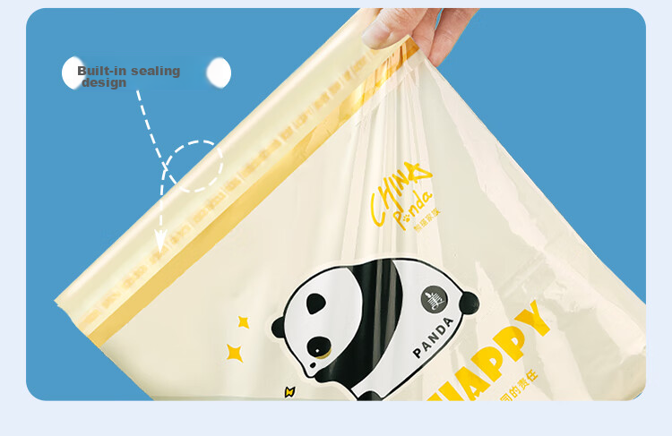 MARYYA Biodegradable Flat-Top Garbage Bags, Black, 50*60cm, 60 Count, Thickened 1.5 Microns, Perforated, for Home And Kitchen Use 16