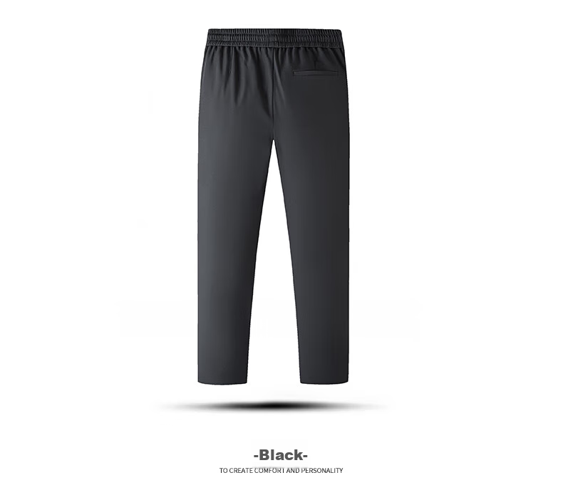Yalu Men's Thickened Goose Down Straight Leg Pants Warm Loose Fit Fleece-Lined Winter 2025 Cold-Resistant Outdoor Trousers 16