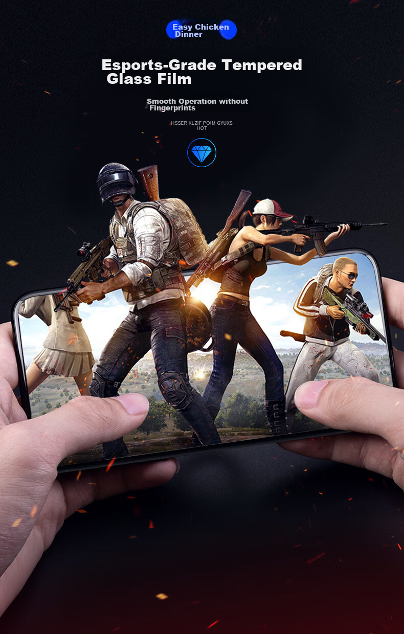 HotFire Tempered Glass Screen Protector for Honor Play4T Pro, Full Coverage Automatic Adhesive Protective Film for Honor Play4T Pro/Changxiang10e Smartphone 4