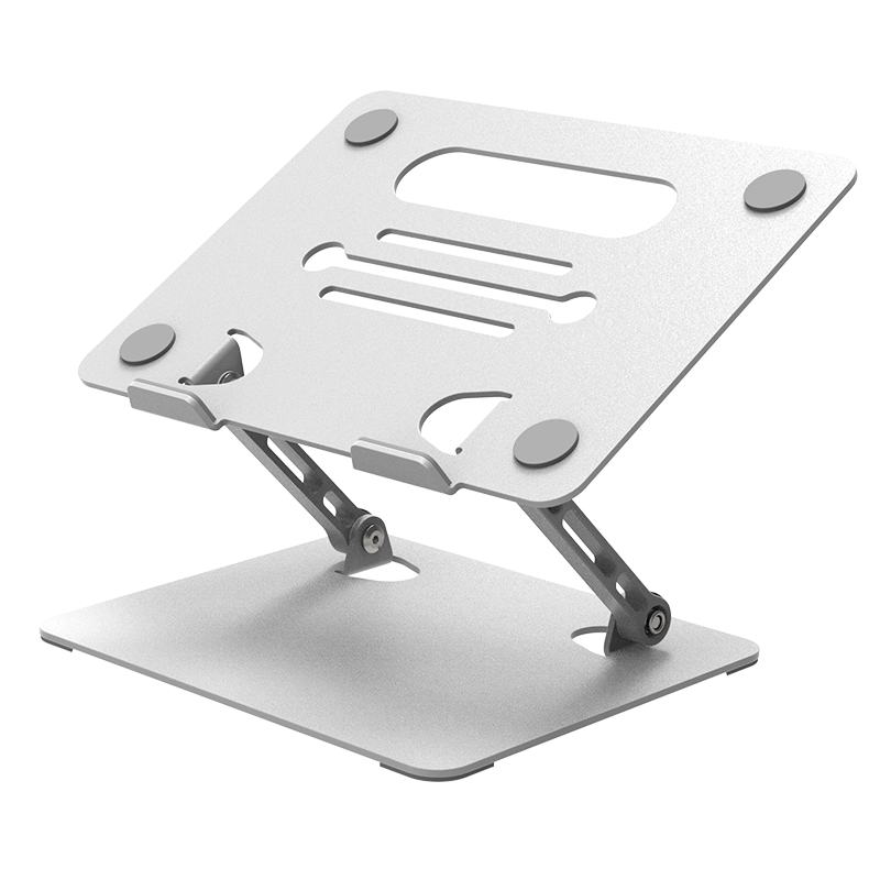 ATSCORE Laptop Stand, Computer Cooling Stand, Suspended Laptop Cooler, Foldable Thickened Widened Upgraded Version 280mm - Silver
