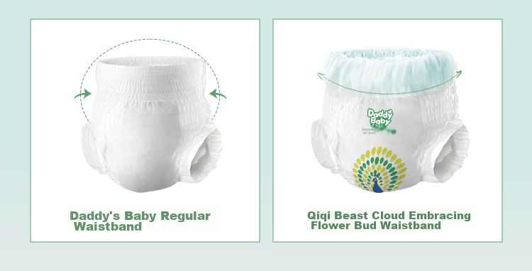 DADDY BABY Pull-Up Diapers, Qiqisheng Growth Pants, Flower Bud Pants, One-Piece Pants, XXXXL Size, 60 Pieces (20KG+), Ultra-Thin And Dry 10