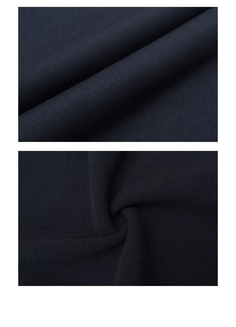 Anta Fleece-Lined Men's Straight-Leg Sweatpants Knitted Outdoor Running Warm Casual Pants for Men 52