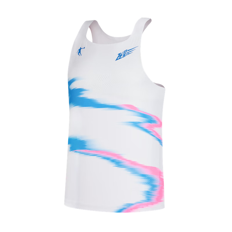 QIAODAN Feiying PB Sports Vest for Men, Quick-Drying Breathable Marathon Competition Same Style Running Sportswear