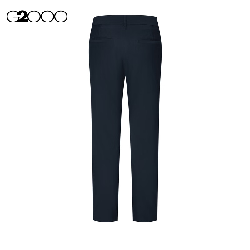 G2000 [Soft And Comfortable] Mall-Matching Knitted Fabric Versatile Casual Pants Long Trousers Indigo Blue 32