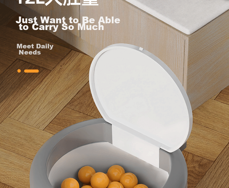 Bendi Pedal Trash Can, 12L Capacity, Dual-Opening Lid, Foot And Hand Press, Kitchen Garbage Bin, Household Bathroom Plastic Waste Container 9