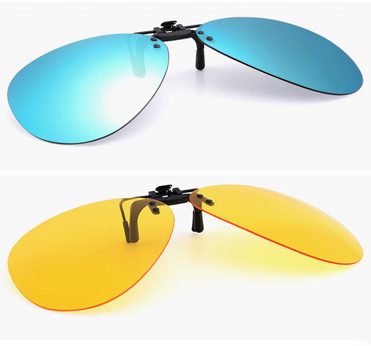 HELEN KELLER Polarized Clip-On Sunglasses for Myopia, Unisex Driving Sun Protection Glasses HP805 6