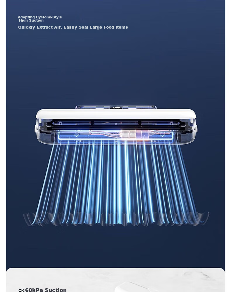 Maomiyoupin Vacuum Sealer, Food Packaging Machine, Bagging Machine, Plastic Sealing Machine, Snack Preservation Dry And Wet Sealing, Small Fully Automatic Compression Tool 6