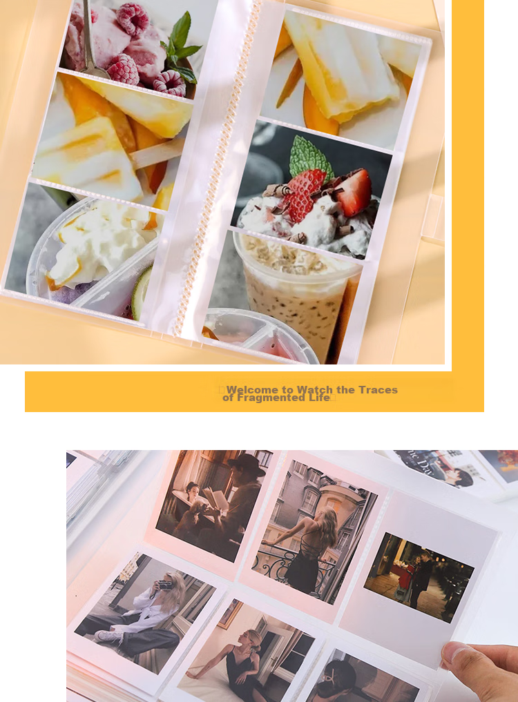 TaTanice Photo Album, Classic And Elegant Collection Book with Insert Pages, Portable Simple Photo Storage Album for Memories And Photos 6