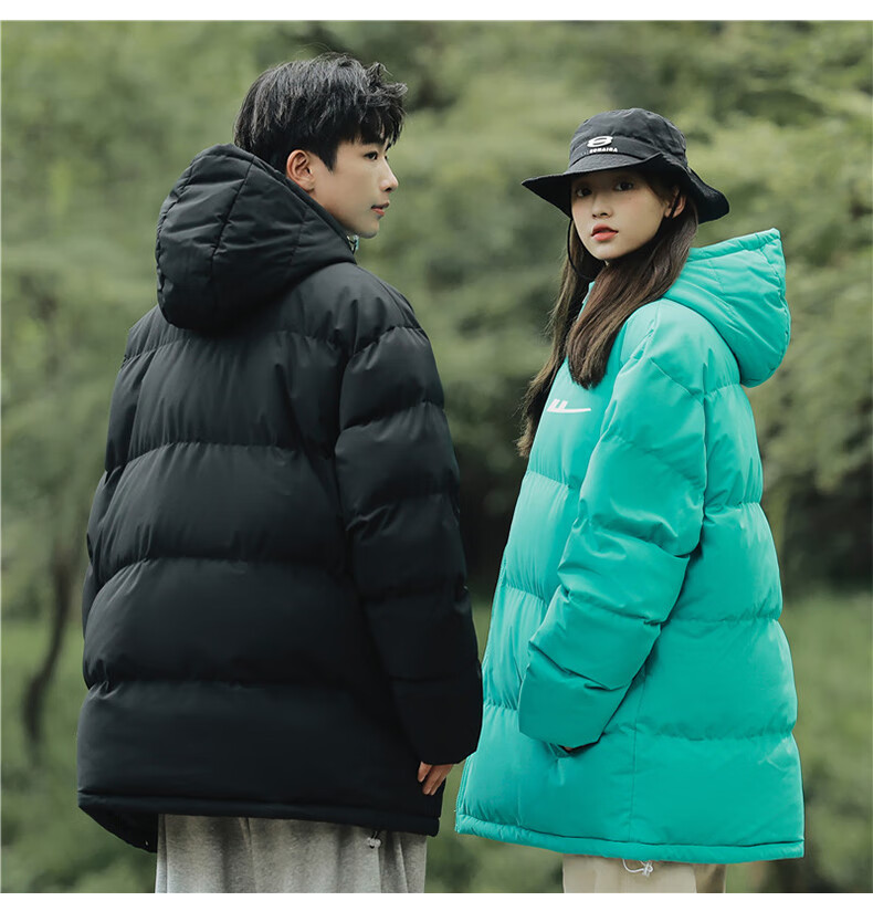 Warrior Hooded Cotton Padded Jacket New Winter Thickened Windproof Warm Casual Cotton Coat 11