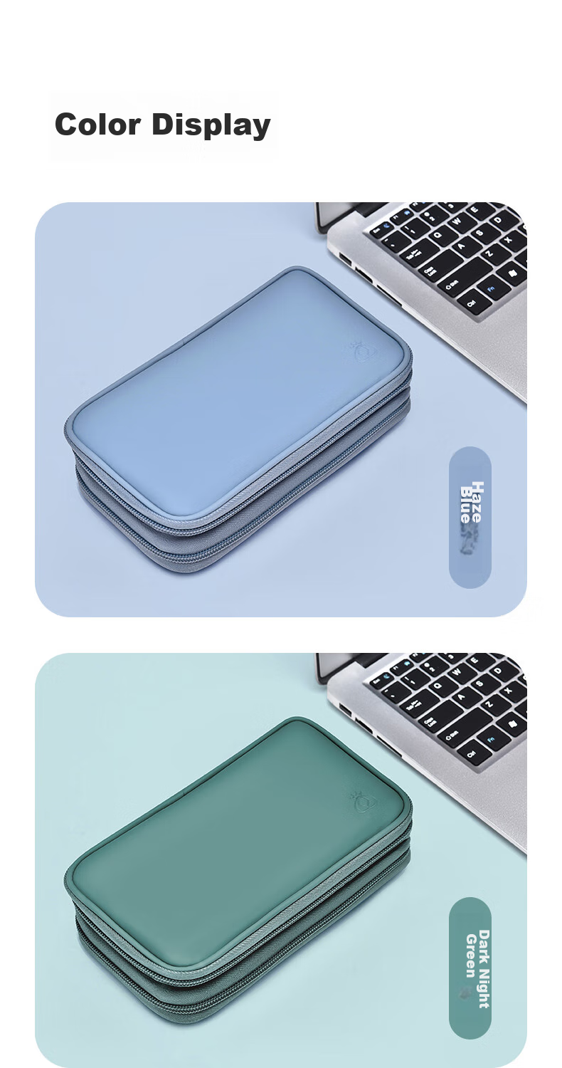 DiYi Workshop Large Capacity Portable Waterproof Hard Drive Storage Bag Compatible with Xiaomi, Coolpad, Huawei, Pisen, Apple, Aigo, Yoobao 30000mAh Power Bank Case 17