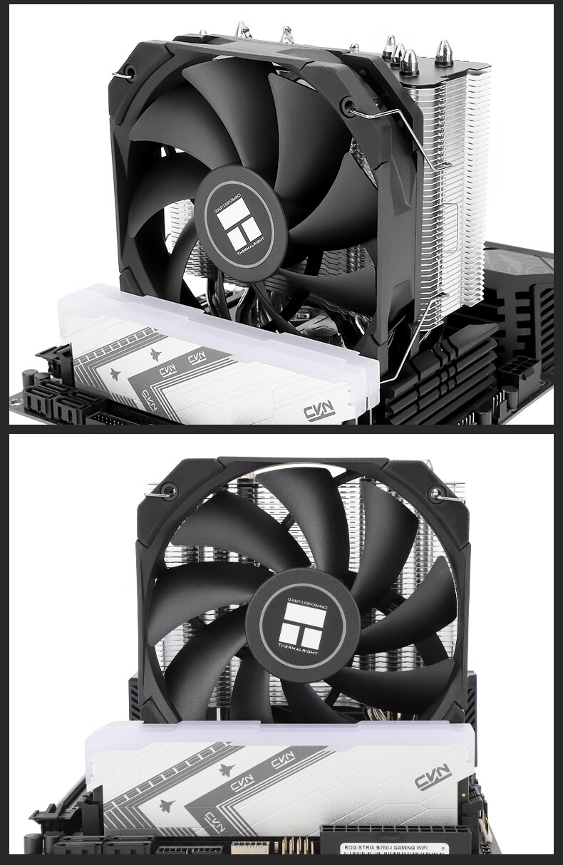 Thermalright Assassin King 120 MINI V2 CPU Air Cooler, Height 135mm, AGHP4 Generation 5 Heat Pipes, Copper Base, Nickel-Plated, AK120 MINI V2 19