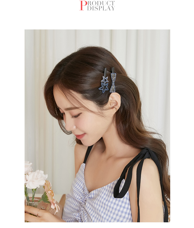 CHIMERA 2-Piece Hair Clip, Side Bangs Clip, Flyaway Hair Duck-Bill Clip, Hair Clip for Women, Birthday Gift 5