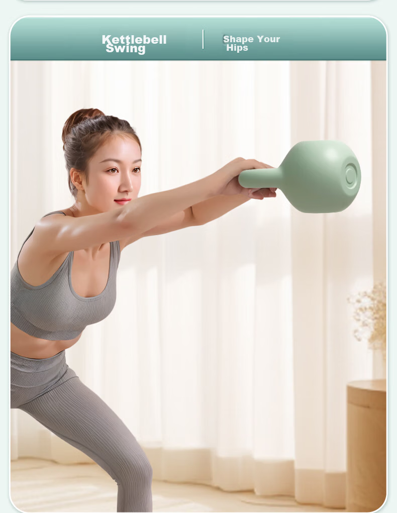 Li-Ning Kettlebell, Women's Dumbbell Fitness Equipment, Men's Strength Training Sports Equipment, Cast Iron Kettlebell, Professional Glute Exercise And Iron Lifting Equipment 4