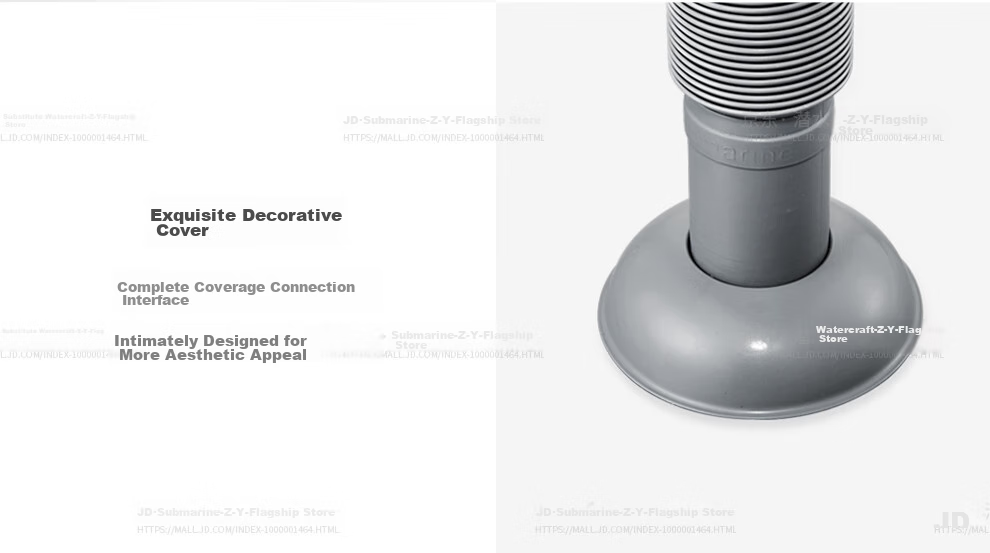 Submarine CSQ-2C Double Sink Drain Pipe with Anti-Odor And Space-Saving Features, ABS Material, Extended to 95 Cm 21