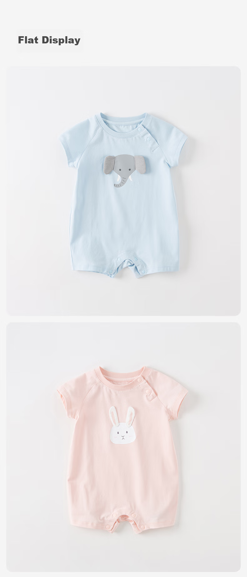 DAVE & BELLA Baby Clothes Summer Outfit, Newborn Short-Sleeve Bodysuit, Baby Romper for Boys 11