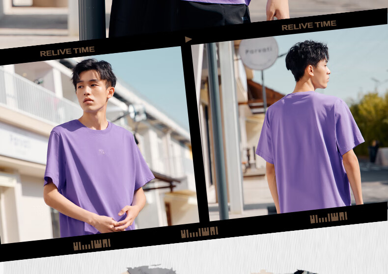 361° Men's Short-Sleeve T-Shirt, Summer New Style, Sports Running Loose Casual Trendy Men's Tee, Half Sleeve, 652519106-2 31