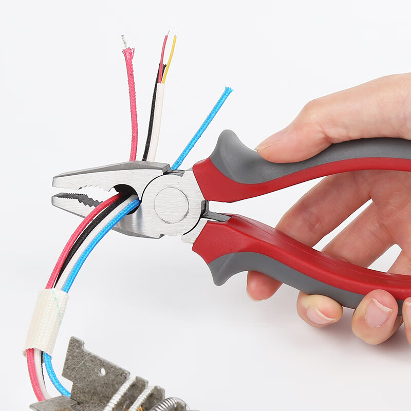 DELIXI ELECTRIC Wire Cutters, Electrician's Pliers, Household Tiger Mouth Pliers, Wire Cutting Pliers, Labor-Saving, 6 Inches, 160mm
