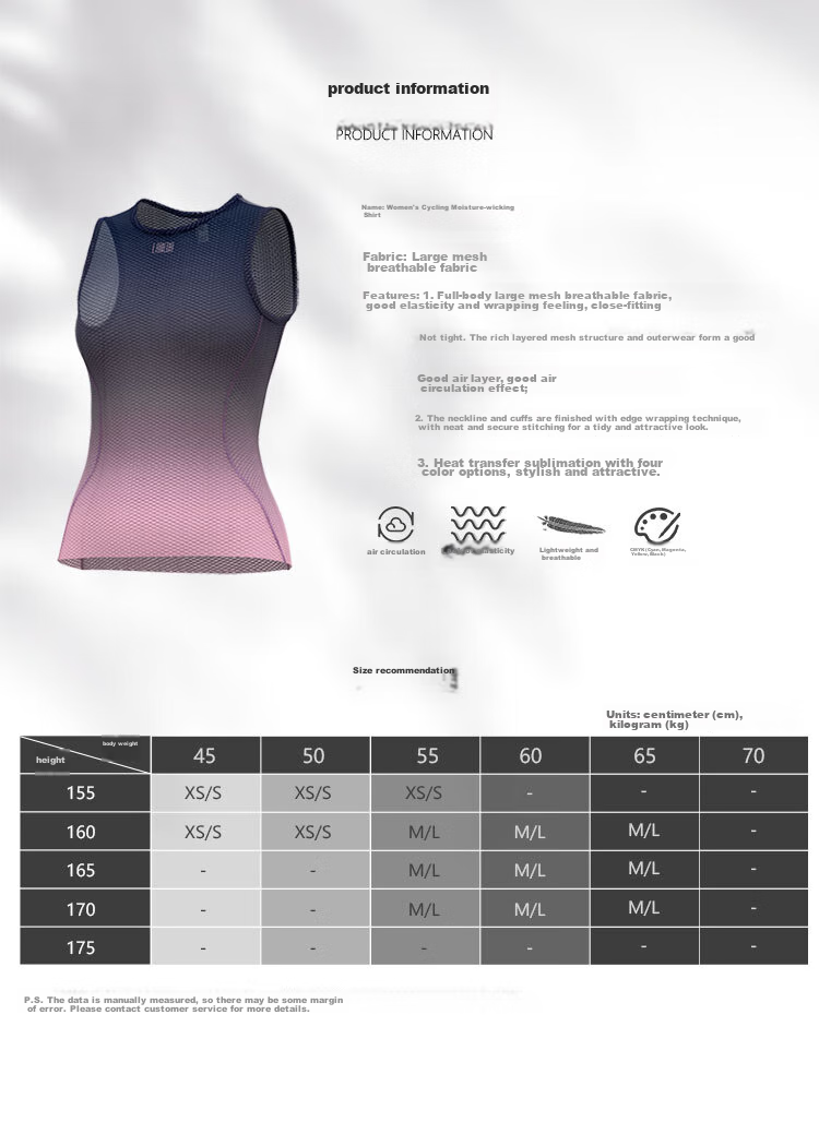 Lameda Women's Cycling Sweat-Wicking Vest, Quick-Dry Top, Moisture-Absorbing Mountain And Road Bike Jersey, Undershirt, Keli, XS/S 4