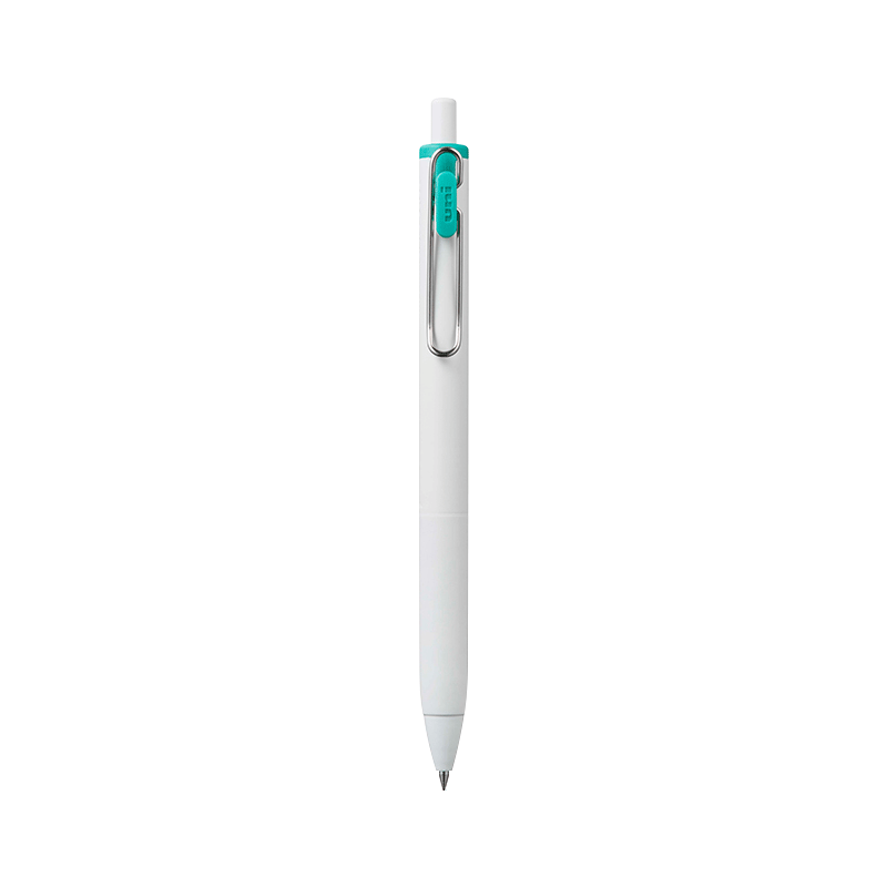 Uni Mitsubishi UMN-S Small Concentric Retractable Gel Pen, 0.38mm, for Finance Office Student Exam Signing, Jade Green, 1 Piece
