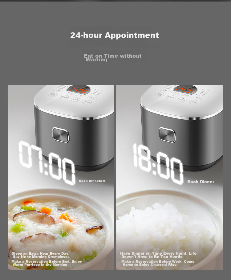 SUPOR ZMD Anxin Series, Home Use 4L Multifunctional Ball Pot Inner Liner with Timer And Smart Firewood Rice Function, Electric Rice Cooker SF40HC66 9