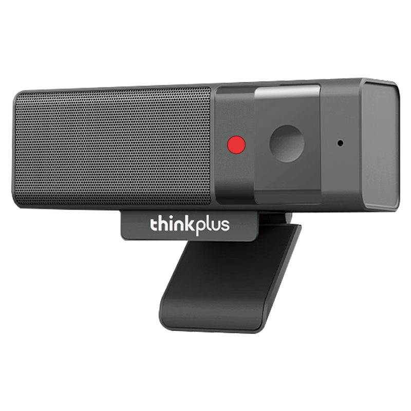 Lenovo ThinkPlus Webcam 1080P HD with Microphone for Desktop Computer, Privacy Cover Included, Plug And Play, for Online Classes, Study And Office WL62A
