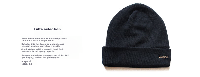 CACUSS Wool Knit Hat for Men, Thick Warm Ear Protection Cap for Autumn And Winter, Large Head Circumference Pullover Knit Hat, Cold Weather Cap 14