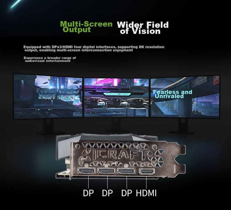 MAXSUN GeForce MS-RTX3050 TRB 6G DLSS Gaming/Professional Design/Streaming Graphics Card 11