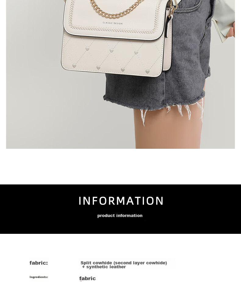 Viney Leather Handbag, Women's Stylish Crossbody Small Square Bag, Light Luxury Shoulder Bag, Practical Birthday And Mother's Day Gift for Mom 6