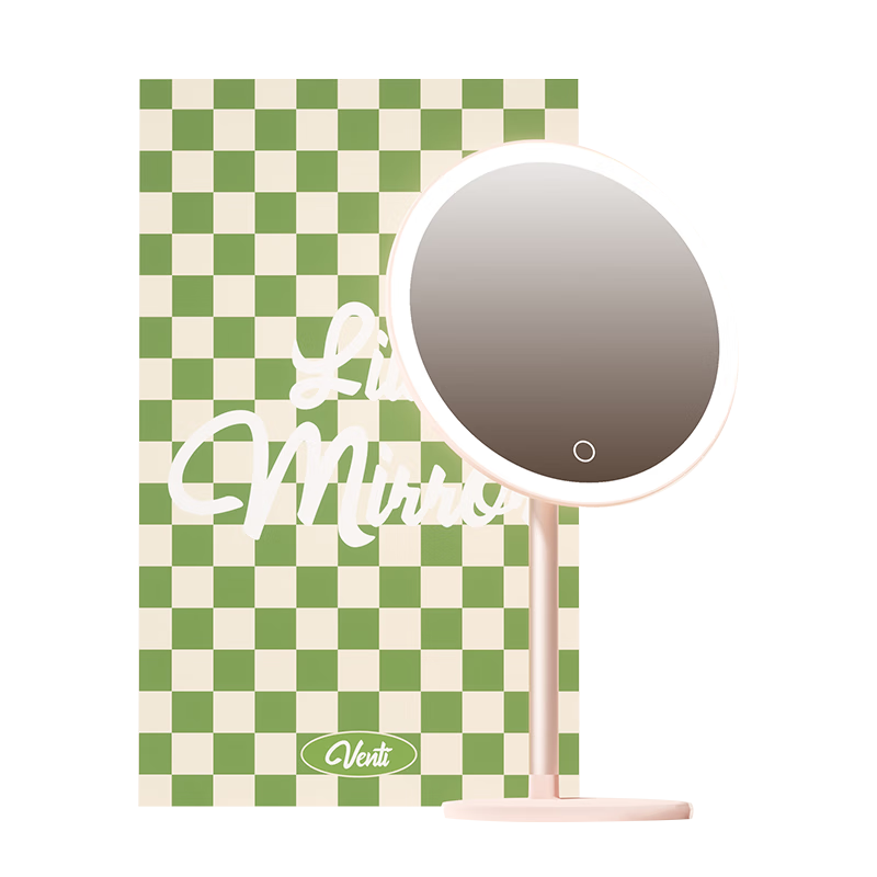 DOCOLAB LED Makeup Mirror with Light, Smart Dressing Table Vanity Mirror for Bedroom And Dormitory, High-Definition Touch-Up Mirror, Birthday Gift for Women, Present for Wife