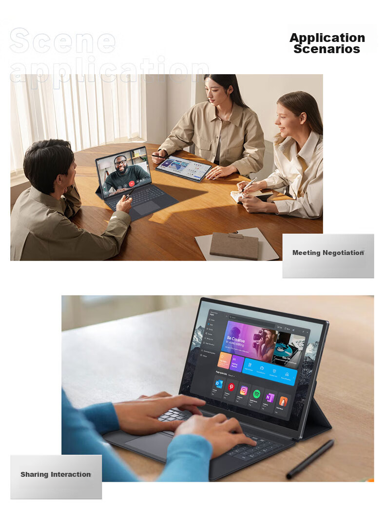 Founder Lingyue Series Laptop [Subsidies], Lightweight Notebook, 10.1-Inch Mini Tablet PC, Two-In Dedicated Office Laptop, 128GB High-Performance Ultra-Thin Portable Computer 19