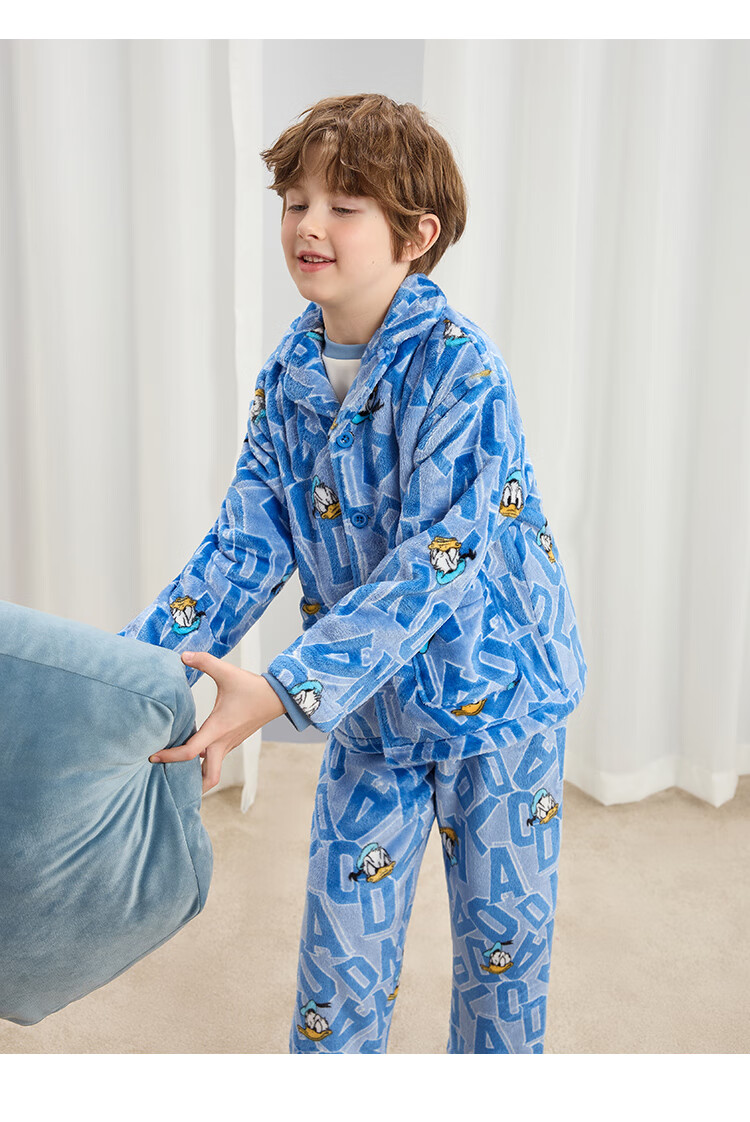 DISNEY Kids Girls' Flannel Pajama Set, Durable, Anti-Static, Homewear, Winter 2024, DB442LE04 Pink, Size 110 21
