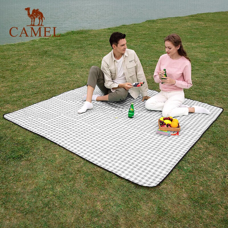 CAMEL Outdoor Moisture-Proof Mat, Portable Thickened Picnic Blanket, Foldable Waterproof Tent Pad, Floor Mat, 1J32265019