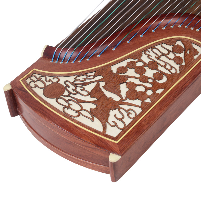Dunhuangpai Guzheng, Intermediate Level Performance Guzheng for Grading Exams, Shanghai National Musical Instrument Factory No. 1, Shuanghe Chaoyang 694DQ
