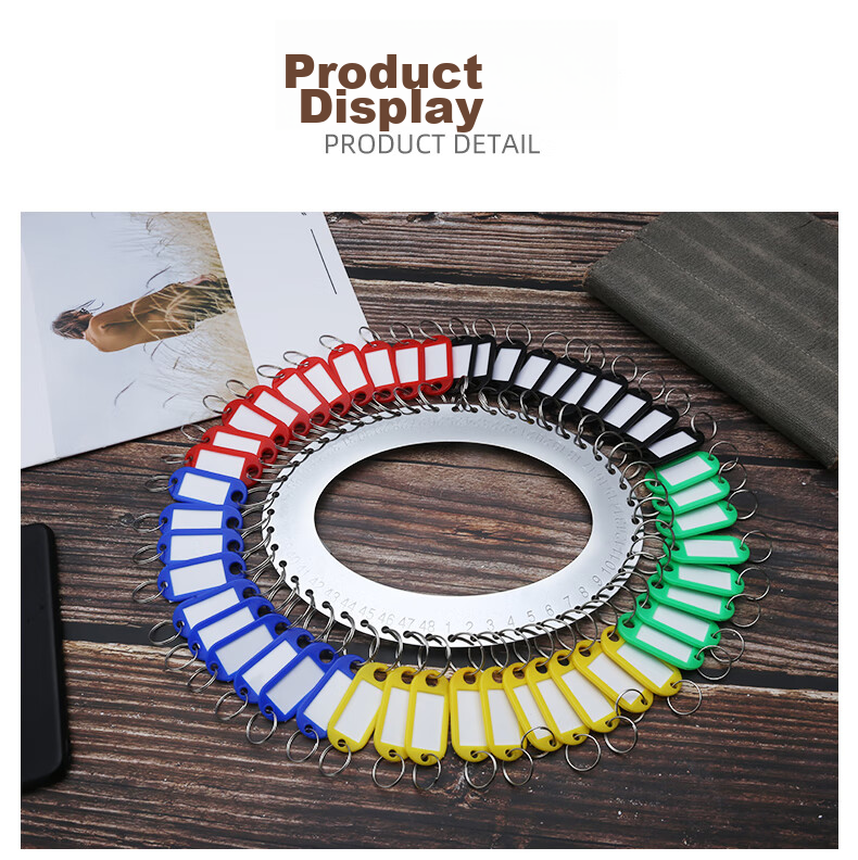 Siyicai Key Ring, Landlord Key Tray Management Number Key Storage Organizer, Multi-Hook Key Holder, Key Tag Label, Key Plate Wristband, Key Board, 11 Digits 17