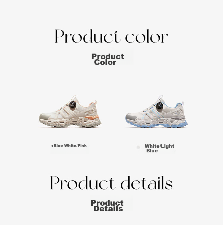 CAMEL Outdoor Hiking Shoes for Women, Breathable Mesh Upper, Wear-Resistant Non-Slip Professional Trekking Shoes F24B693029 14