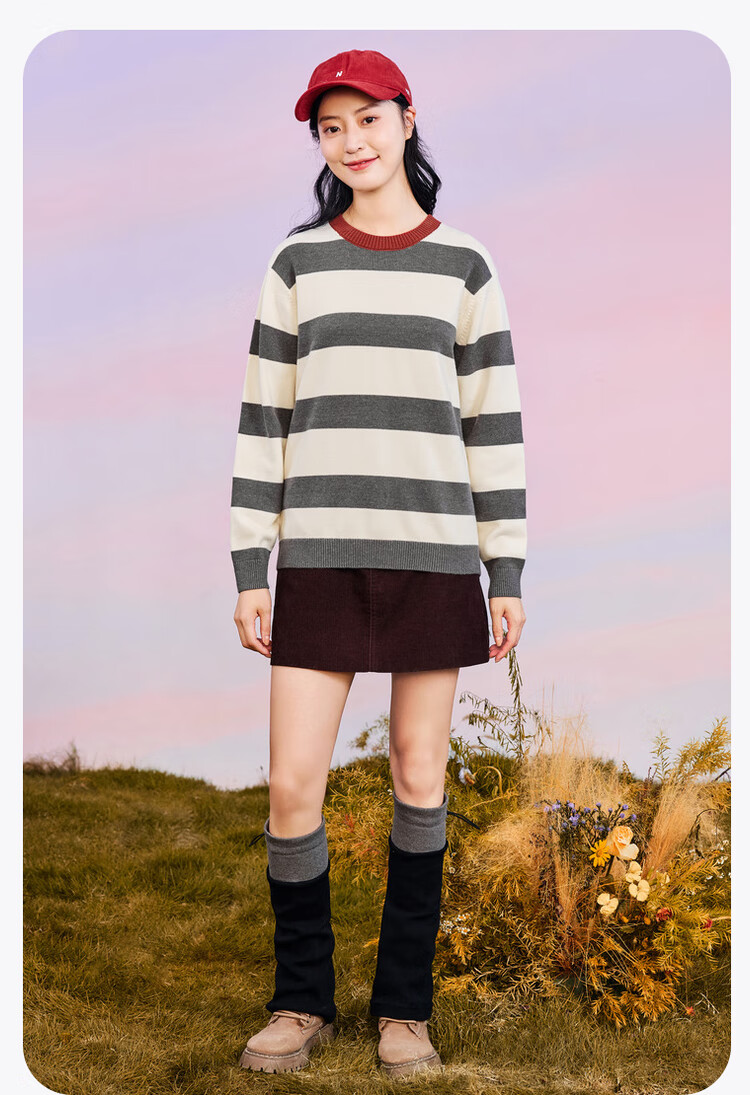 Minibala [Parent-Child Outfit] Boys And Girls Parent-Child Autumn And Winter Knit Sweater, Warm And Comfortable Children's Sweater 9