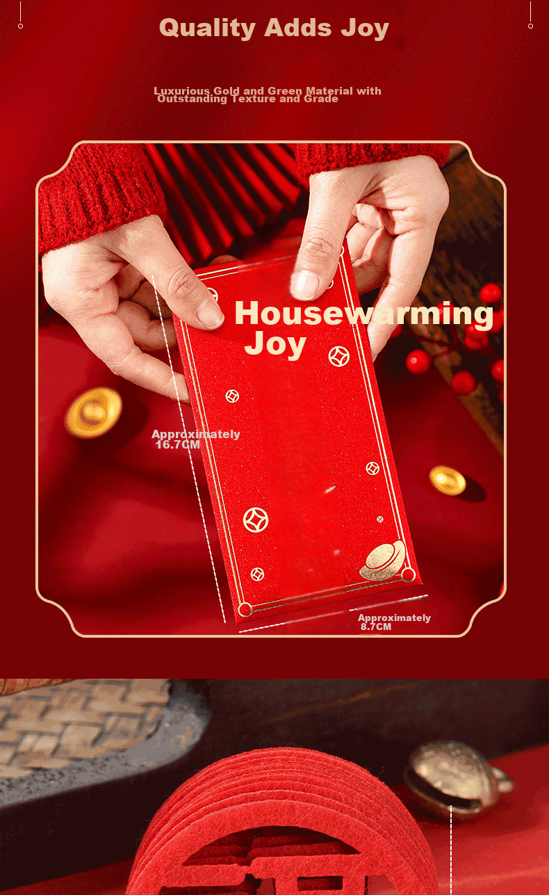 Jiashigao, Housewarming Celebration, New Year Persimmon Jar, Moving In, House Blessing Bucket, Decorative Items for Living Room, Festive Ornaments 18