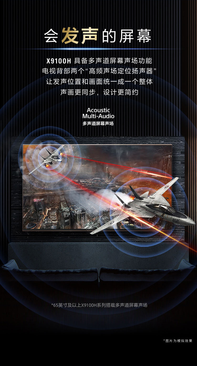 小神价 索尼 KD-55X9100H 4K液晶电视 55英寸 图13