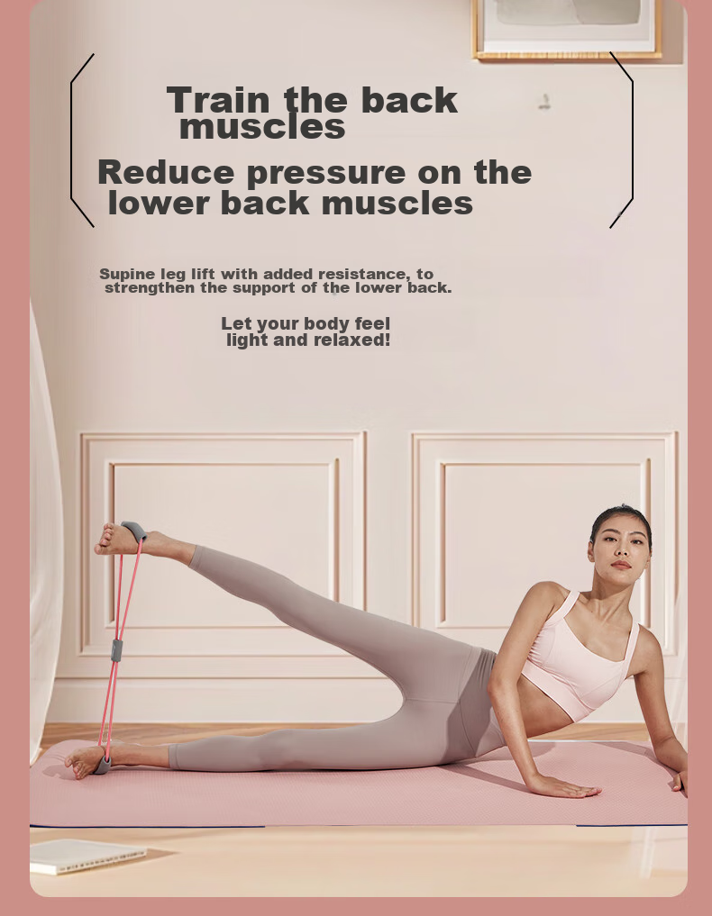 Li-Ning Figure-Eight Resistance Band, Yoga Stretch Band for Back Opening And Chest Expansion, Back Traction Rope, Shoulder And Neck Stretching Fitness Equipment 8